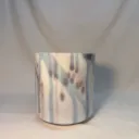 [#737] 6.5" Lepidolite Infused Quartz Crystal Singing Bowl | D+16